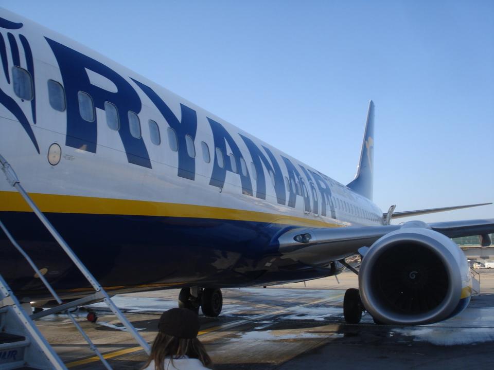 A Ryanair aircraft at Stansted (Simon Calder)