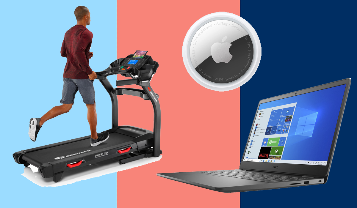 The Bowflex BXT6 treadmill, Apple AirTag and Dell Inspiron 3000 are the top picks from Best Buy's 24-hour flash sale.