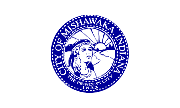 This is the current city of Mishawaka flag.