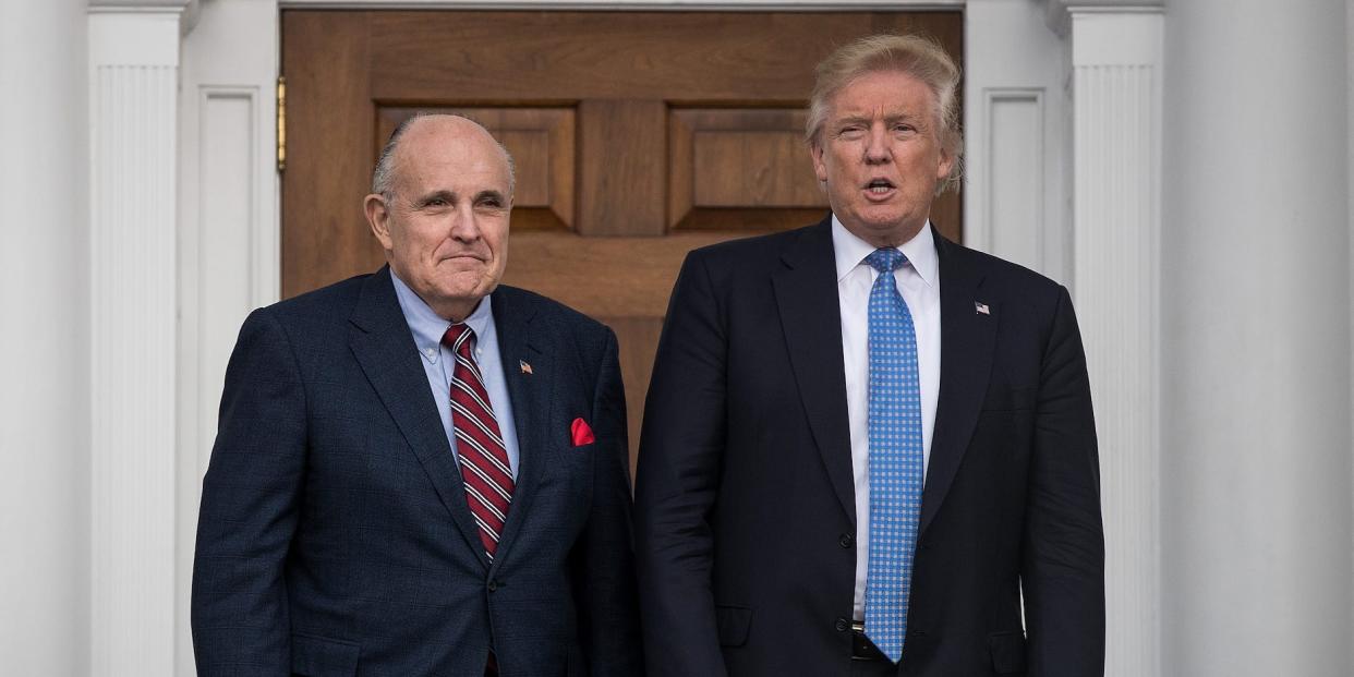 Rudy Giuliani Donald Trump