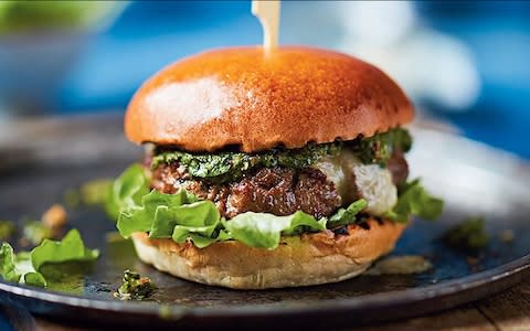 ​Homemade beef burgers - Credit: &nbsp;STEVEN JOYCE