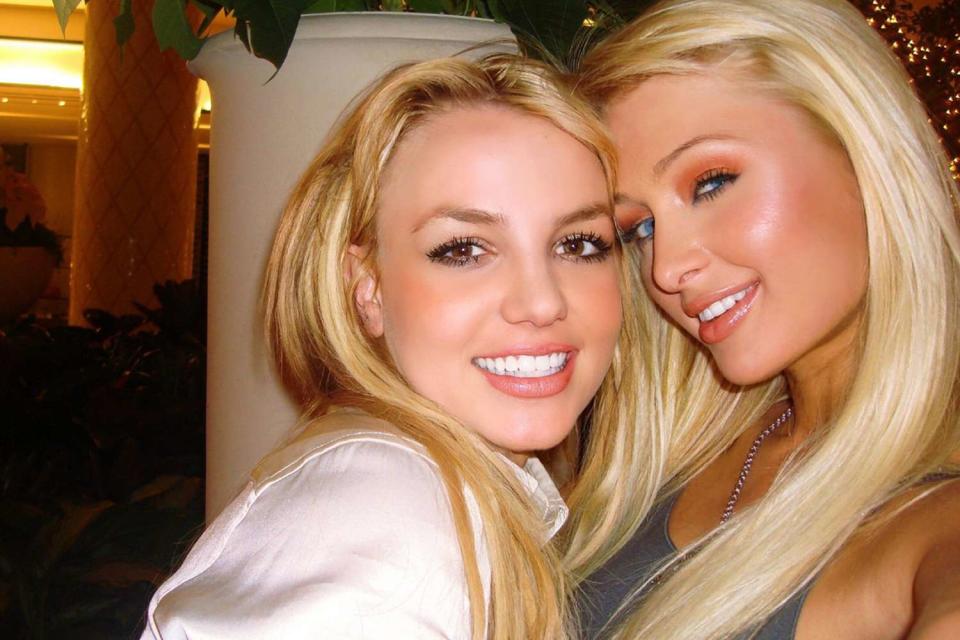 <p>Paris Hilton/X</p> Britney Spears and Paris Hilton in 2006