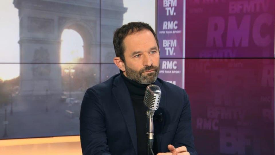 Benoît Hamon, ex-candidat PS à l'élection présidentielle, le 18 novembre 2020 - BFMTV / Capture d'écran