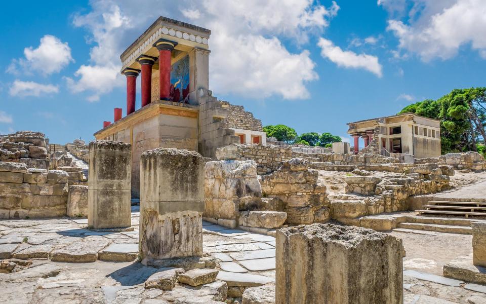 A call at Heraklion, Crete, means a visit to the ruins of the Minoan palace at Knossos - GETTY