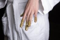 <p>From the modern French mani and mirrored, chrome finishes, to negative space nails and completely OTT embellished talons, this is the ELLE edit of the most inspiring nail art looks and trends direct from backstage at fashion week AW20.</p><p>Get your Autumn 2020 nail art inspo here...</p>