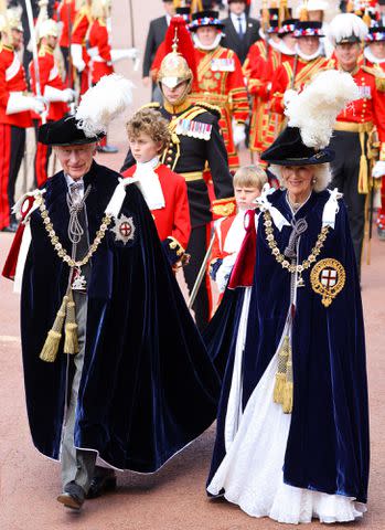 <p>Chris Jackson - WPA Pool/Getty</p> King Charles and Queen Camilla attend Garter Day at Windsor Castle on June 17, 2024