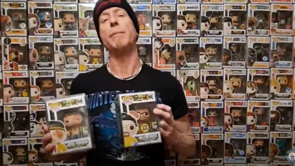 David Mebane, the 2021 Guinness World Record holder for the biggest Funko collection.