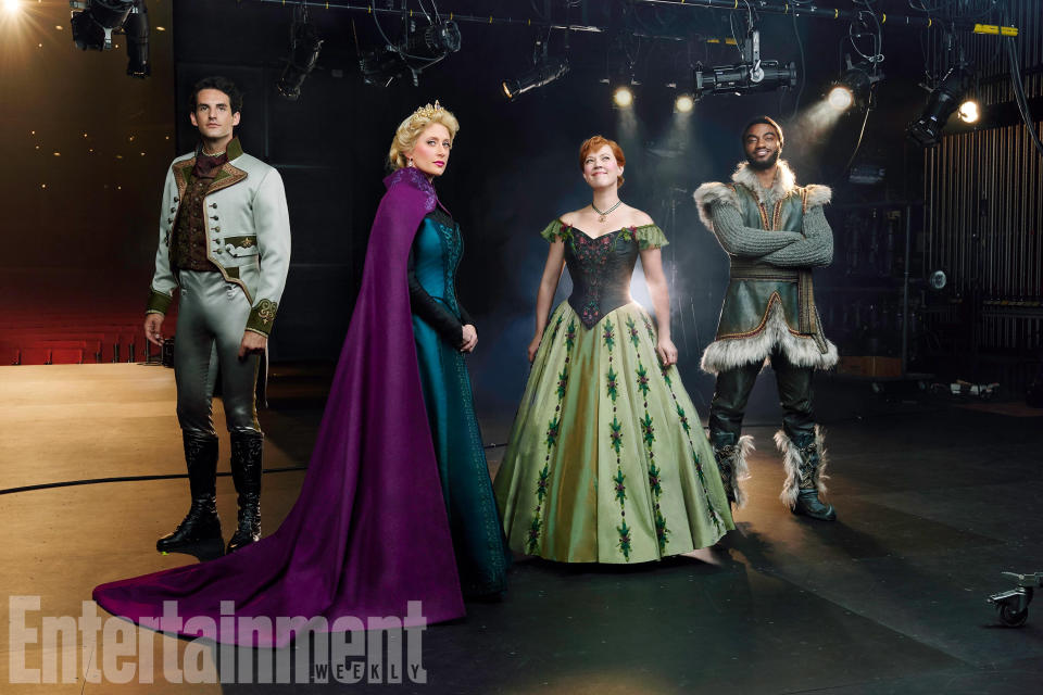 Here’s our first look at the cast of Disney’s Frozen: The Musical – Credit: EW