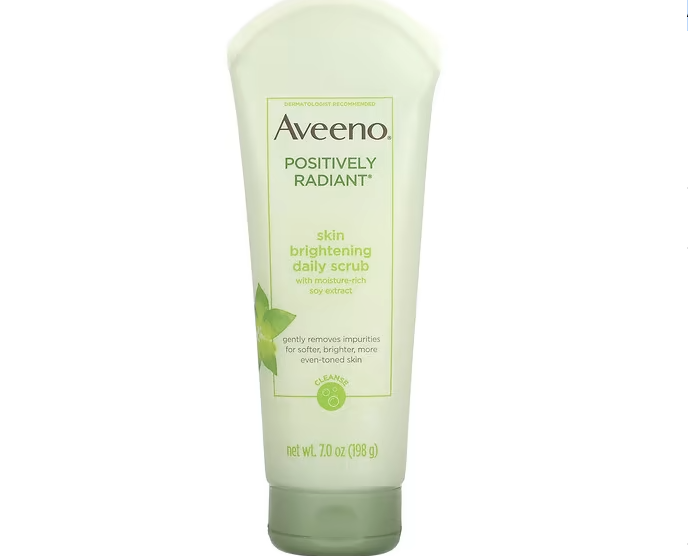 Aveeno, Positively Radiant, Skin Brightening Daily Scrub, 198g. PHOTO: iHerb