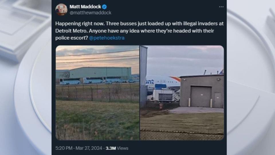 <div>Screenshot of a post on X by Michigan Rep. Matthew Maddock.</div> <strong>(@matthewmaddock on X / Twitter)</strong>