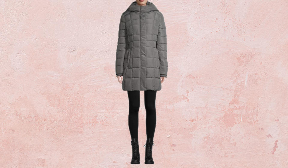 Bundle up in this cozy coat. (Photo: Walmart)