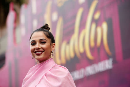 FILE PHOTO: Cast member Naomi Scott arrives for the premiere of "Aladdin" at El Capitan theatre in Los Angeles, California, U.S. May 21, 2019. REUTERS/Mario Anzuoni/File Photo