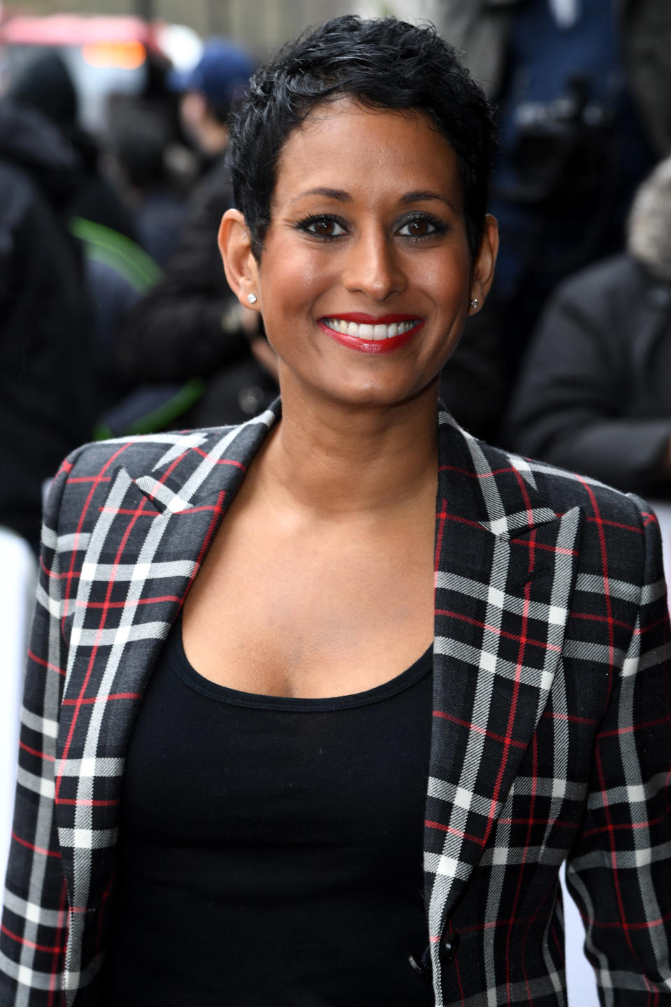 Naga Munchetty attending the TRIC Awards 50th Birthday held at The Grosvenor House Hotel, London. Picture Credit Should Read: Doug Peters/EMPICS