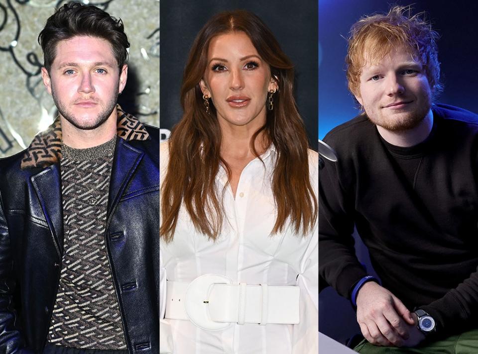 Niall Horan, Ellie Goulding, Ed Sheeran