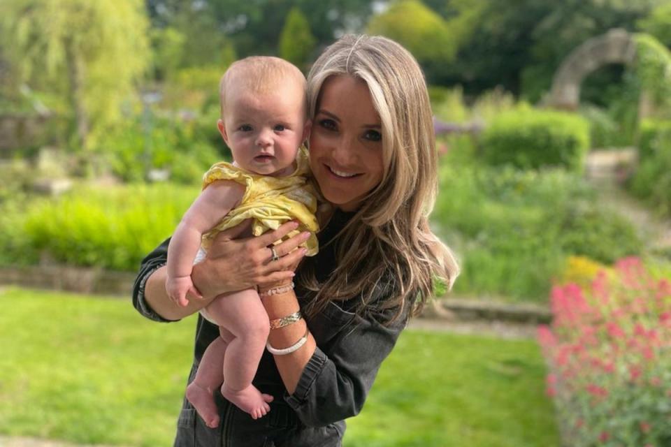 Skelton’s marriage ended just five months after the birth of her and Myler’s daughter Elsie (Helen Skelton / Instagram)