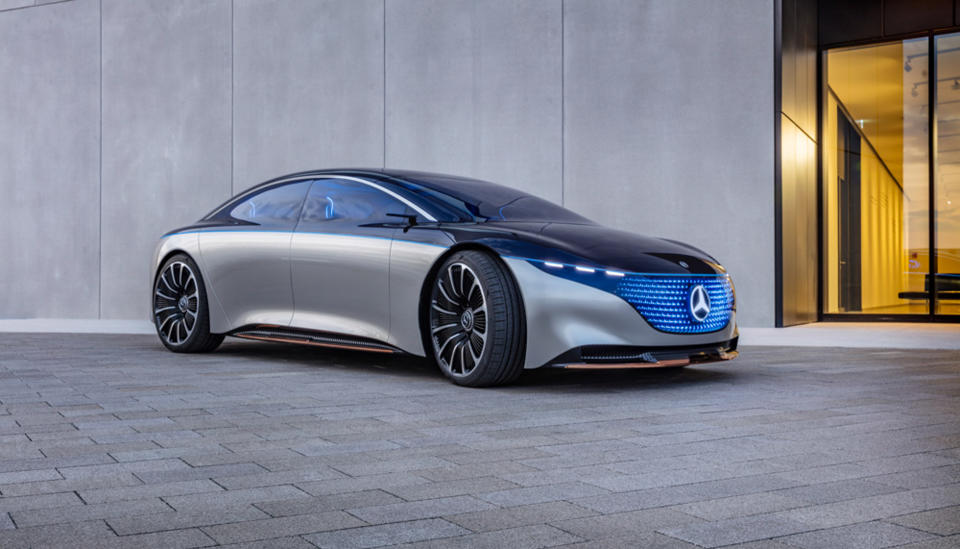 Mercedes Vision EQS unveil