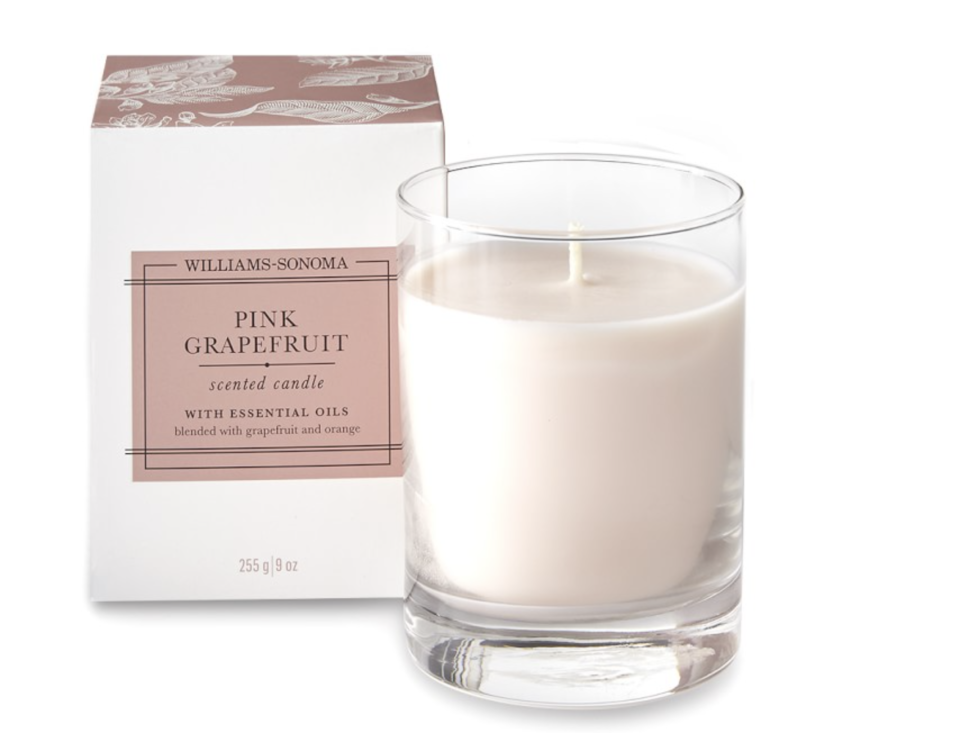 10) Pink Grapefruit Triple-Wick Candle