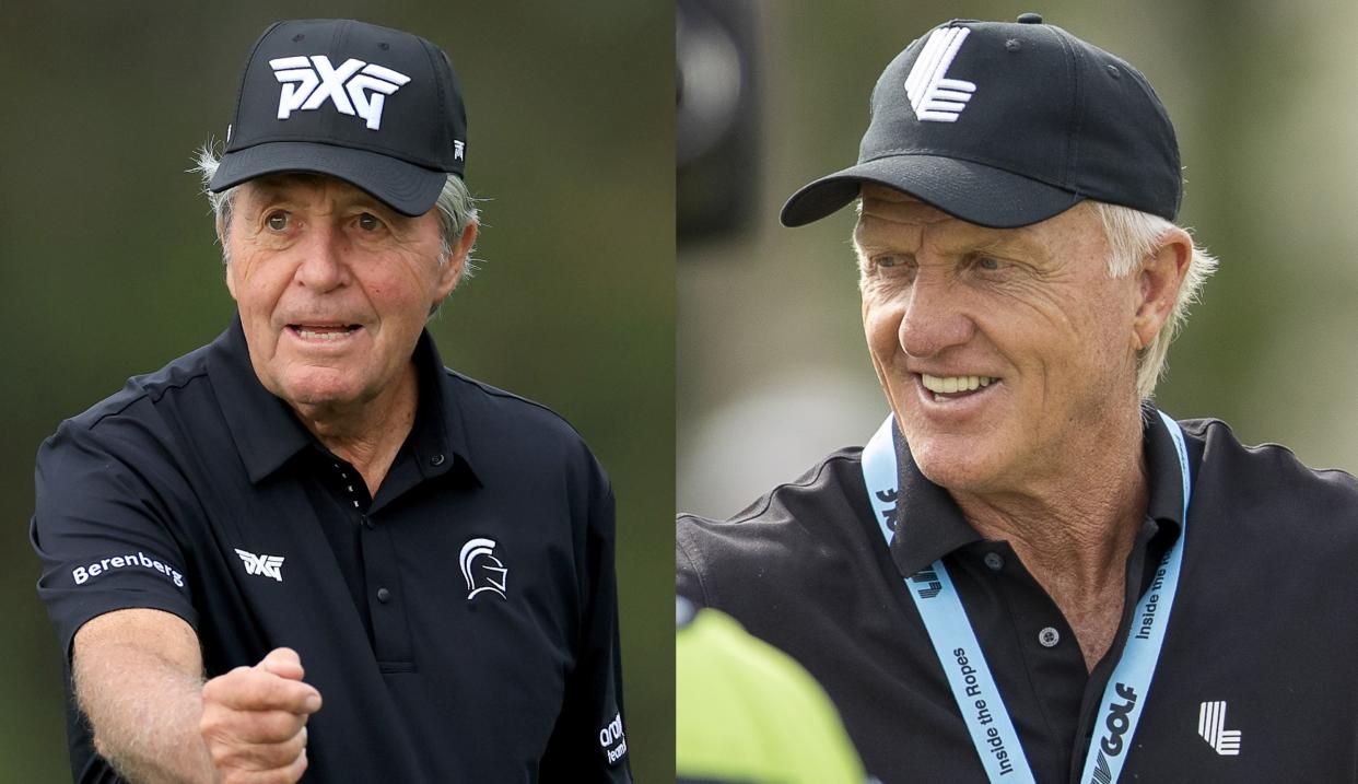  Gary Player and Greg Norman 