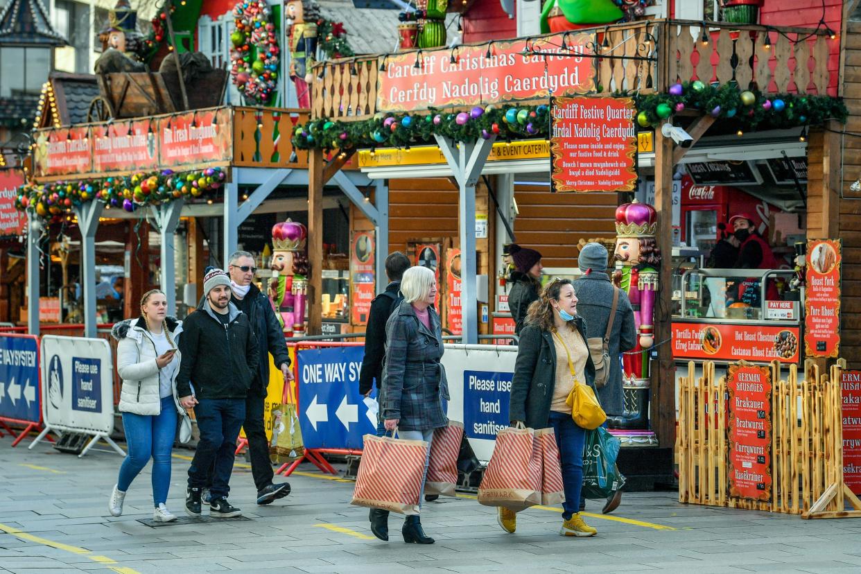 <p>Restrictions will tighten in build-up to Xmas</p> (PA)