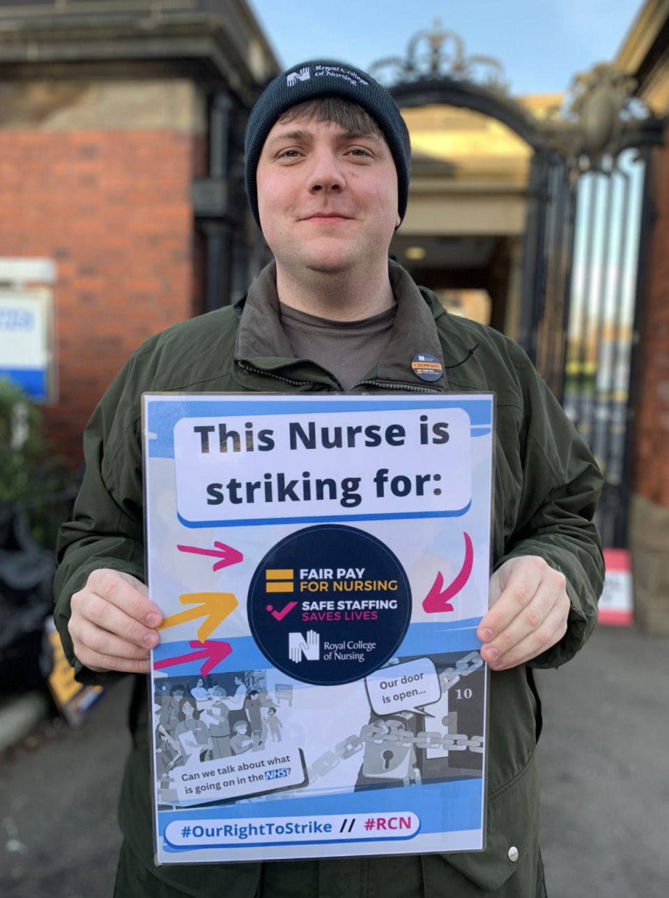 Community staff nurse Josh Gilroy (Josh Gilroy)