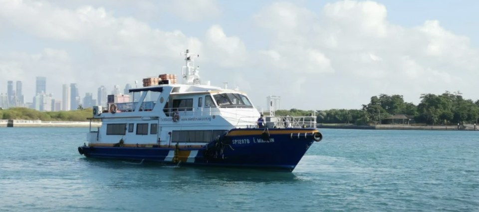 Singapore Island Cruise: Ferry Tickets between St. John's Island, Lazarus Island, and Kusu Island. PHOTO: Klook