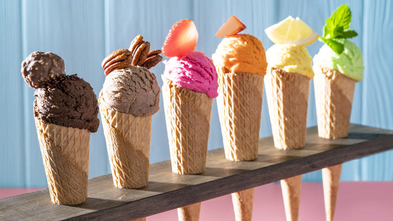 Cones of Ice cream