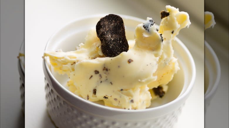 butter with truffles mixed in
