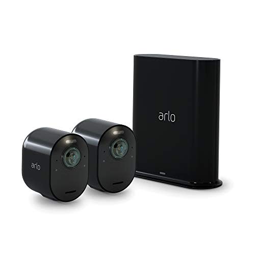 Arlo Ultra 2 Spotlight Camera - 2 Camera Security System - Wireless, 4K Video & HDR, Color Nigh…
