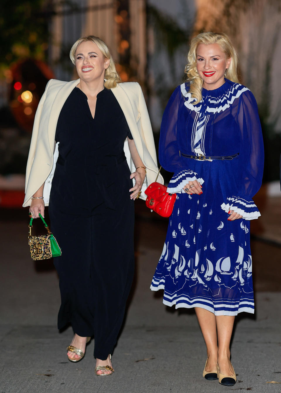 WEST HOLLYWOOD, CA - MARCH 07: Rebel Wilson and Ramona Agruma attend the Hallmann Entertainment Oscar Dinner at Private Residence on March 07, 2024 in West Hollywood, California.  (Photo by Rachpoot/Bauer-Griffin/Getty Images)