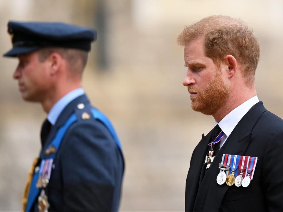 Prince Harry says he wants reconciliation but the claims in his book may make that difficult (Getty)