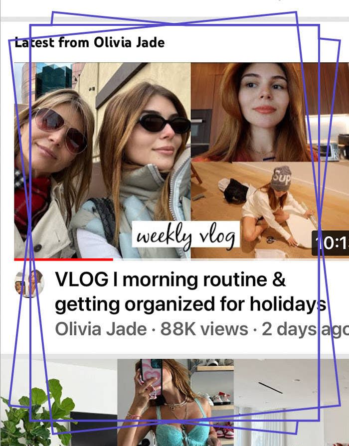 After weeks of teasing, Lori Loughlin finally made an appearance in her daughter's vlog.