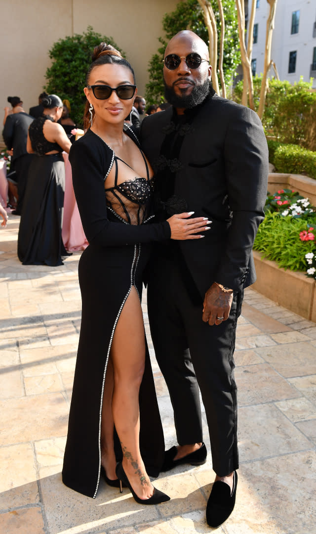 ATLANTA, GEORGIA – JUNE 10: In this image released on June 10, 2023, Jeannie Mai-Jenkins and Jeezy attend the wedding of Pinky Cole and Derrick Hayes at St. Regis Atlanta on June 10, 2023 in Atlanta, Georgia. <em>Photo by Paras Griffin/Getty Images.</em>