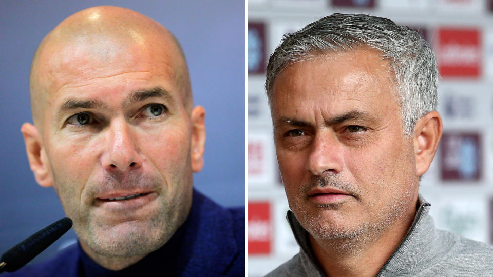 Zinedine Zidane recently contact Jose Mourinho to discuss the Manchester United job.