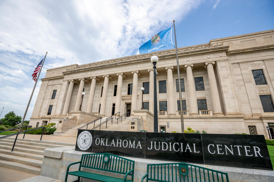 The Oklahoma Judicial Building is pictured July 19 in Oklahoma City.