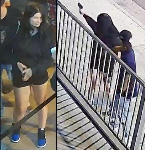 Surveillance video helped Denver police to identify teen Keanna Rosenburgh who is suspected of shooting and injuring several people outside a club in the Mile-High City last month. She was arrested in Barstow on Thursday.