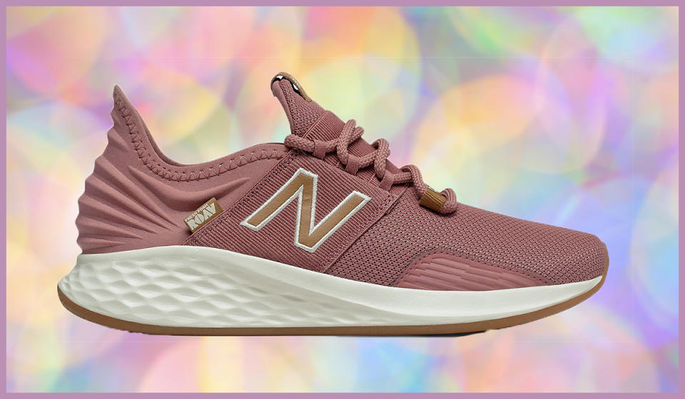 Take 25 percent off your order — and snack a pair of stylish kicks, like these. (Photo: New Balance)