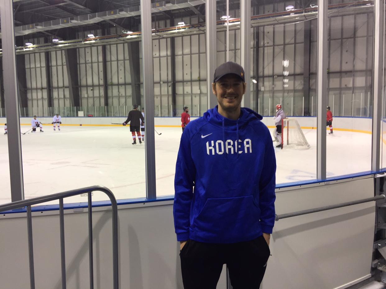 Brock Radunske is representing South Korea in the Olympics. (Yahoo Sports)