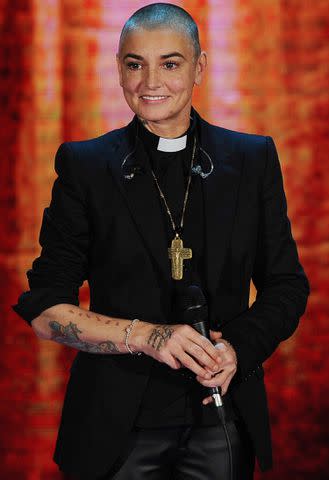 <p>Stefania D'Alessandro/Getty Images</p> Sinead O'Connor attends 'Che Tempo Che Fa' Italian Tv Show in October 2014 in Milan, Italy