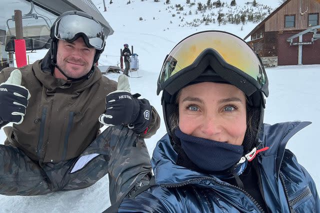 <p>Elsa Pataky/Instagram</p> Elsa Pataky (right) and Chris Hemsworth on their family's New Year trip, as posted on Pataky's Instagram this week