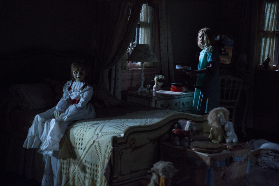 Janice (Tabitha Bateman) in “Annabelle: Creation”. (Warner Bros Pictures)