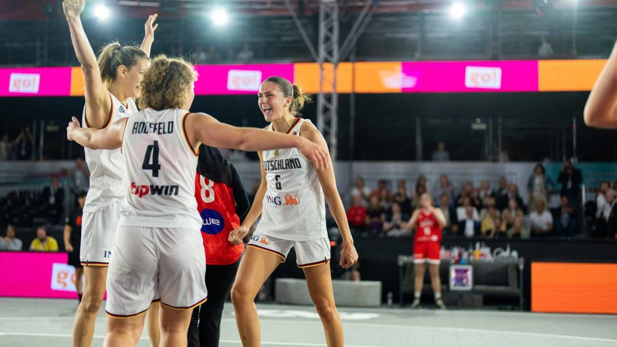 3x3-WM: Basketball-Frauen erreichen K.o.-Runde