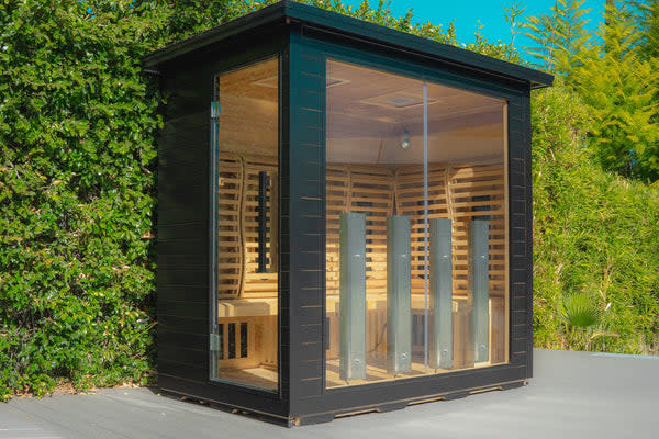 <p><a href="https://go.redirectingat.com?id=74968X1596630&url=https%3A%2F%2Fsunhomesaunas.com%2Fproducts%2F5personoutdoorinfraredsauna&sref=https%3A%2F%2Fwww.menshealth.com%2Ffitness%2Fg60490646%2Fbest-home-saunas%2F" rel="nofollow noopener" target="_blank" data-ylk="slk:Shop Now;elm:context_link;itc:0;sec:content-canvas" class="link rapid-noclick-resp">Shop Now</a></p><p>Luminar Outdoor 5-Person Full-Spectrum Infrared Sauna</p><p>sunhomesaunas.com</p><p>$9199.00</p><span class="copyright">Courtesy of Retailer</span>