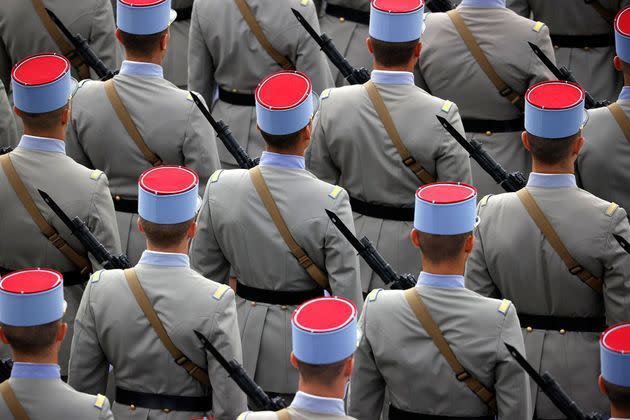 <p>Les Cadets de l'École nationale supérieure des sous-officiers actifs de Saint-Maixant lors du défilé du 14-Juillet.</p>