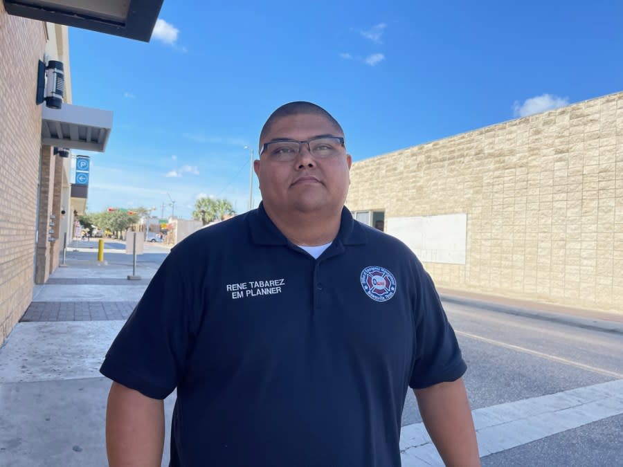 City of Brownsville Emergency Management Administrator Rene Tabarez Jr. (Sandra Sanchez/Border Report)