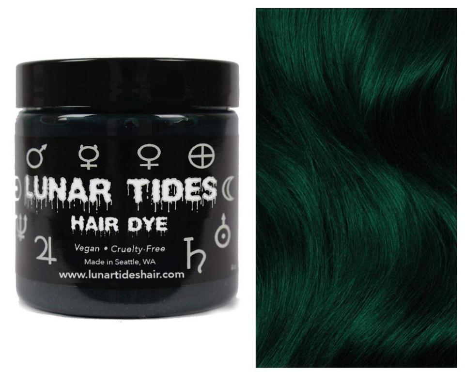 lunar tides, best green hair dyes