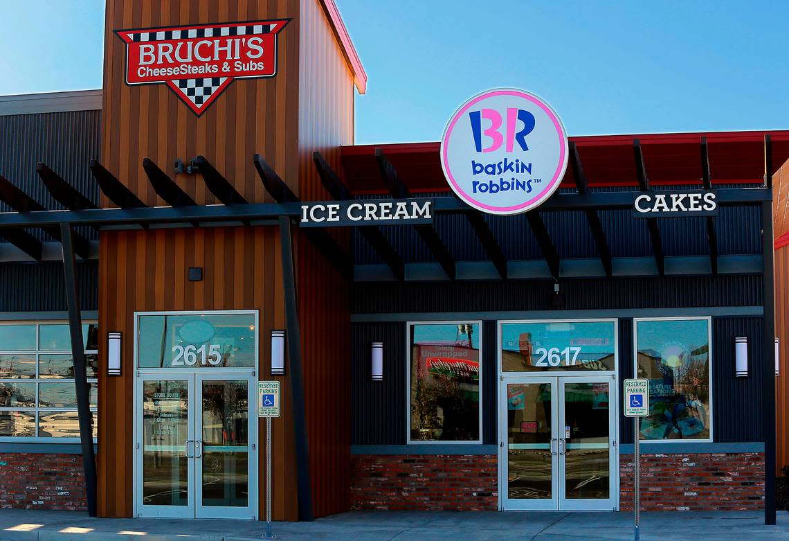 New Baskin Robbins ice cream store adjacent to the recently construction Bruchi’s CheeseSteaks & Subs building at 2617 W. Kennewick Ave. in Kennewick.