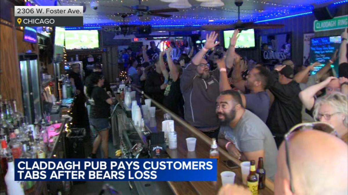 Chicago bar pays everyone's tab after Bears crushing loss to Broncos