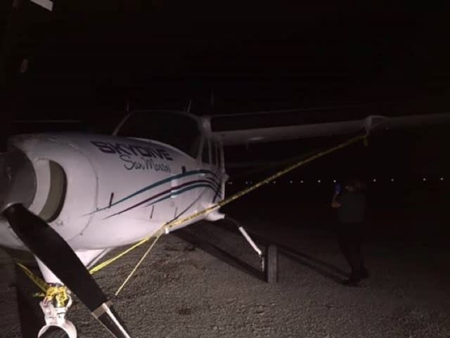 Man dies after falling 1,200 feet from plane