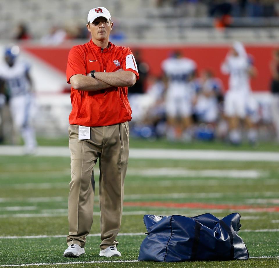 Major Applewhite served as Houston's offensive coordinator for the past two seasons. (Photo by Bob Levey/Getty Images)