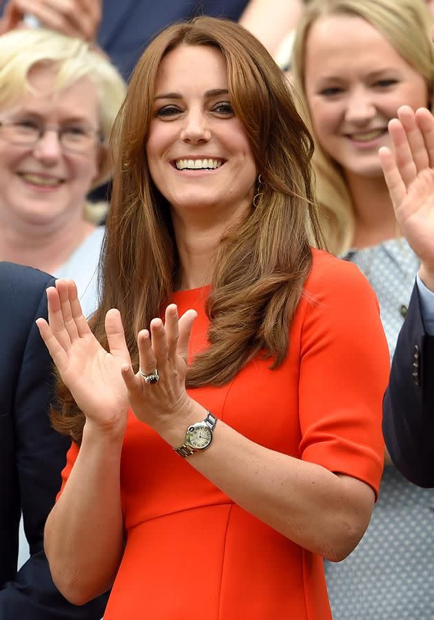 The Duchess is a regular on the tennis scene.